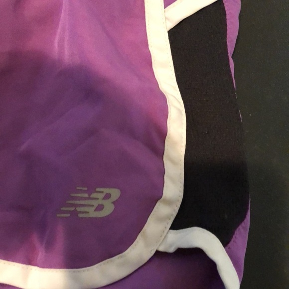 New Balance  size Small Purple athletic shorts w/ cotton panel climate control - Picture 7 of 12